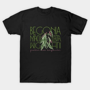 Polka Dot Begonia Maculata Plant T-Shirt